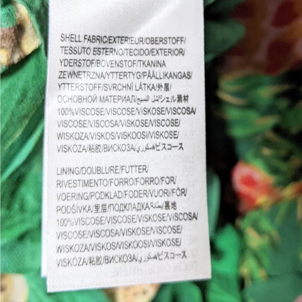 NWT FARM RIO Pineapple Galore Smocked Waist Maxi Dress L - Picture 10 of 11